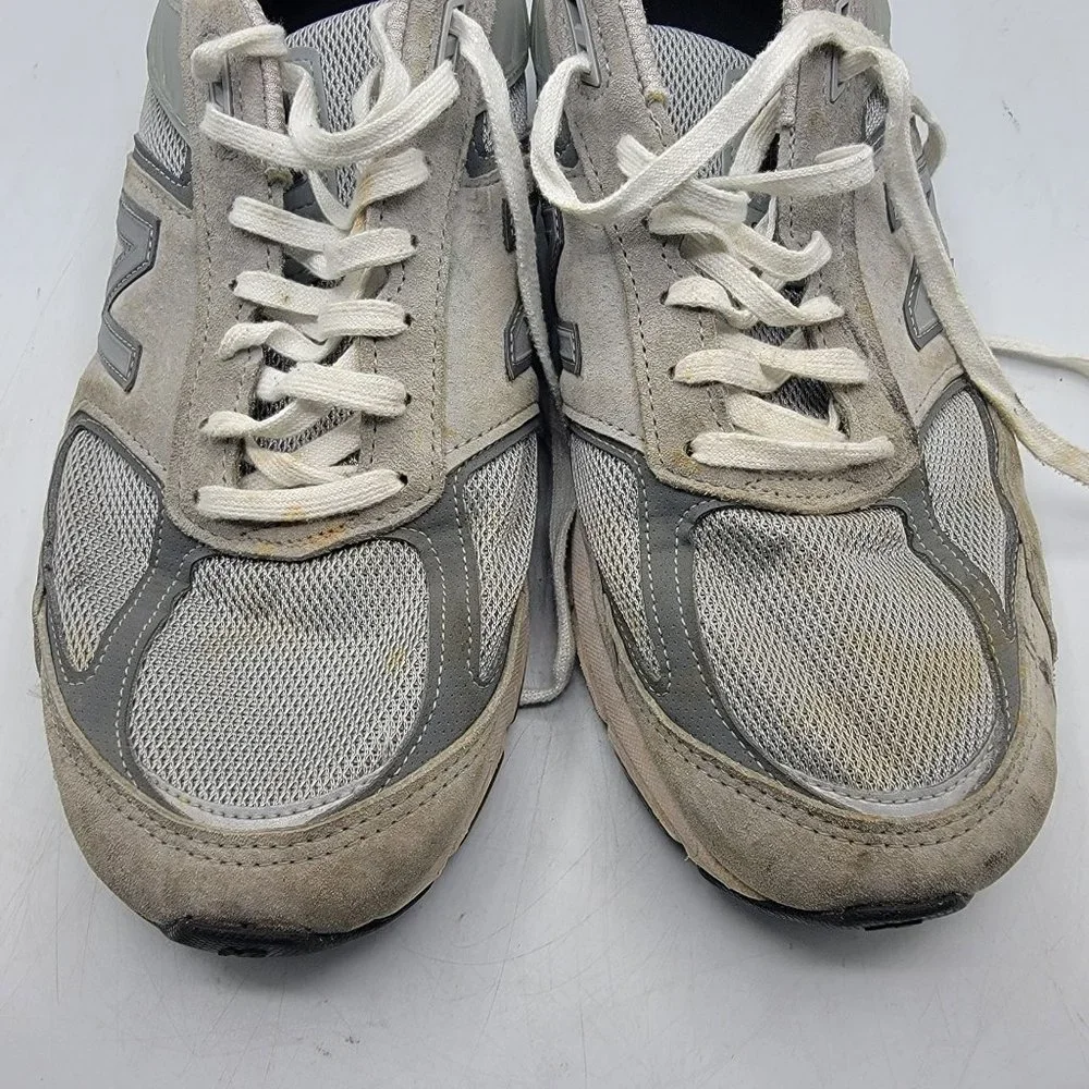 New Balance 990v5 Mens 12(4E) Grey White Athletic Running Shoes Suede M990GL5 - Picture 12 of 15